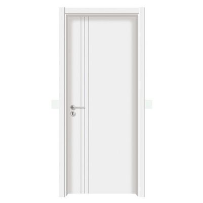 H2.1m Ivory Front Door, 800kg / M3 Modern Wood Entry Door